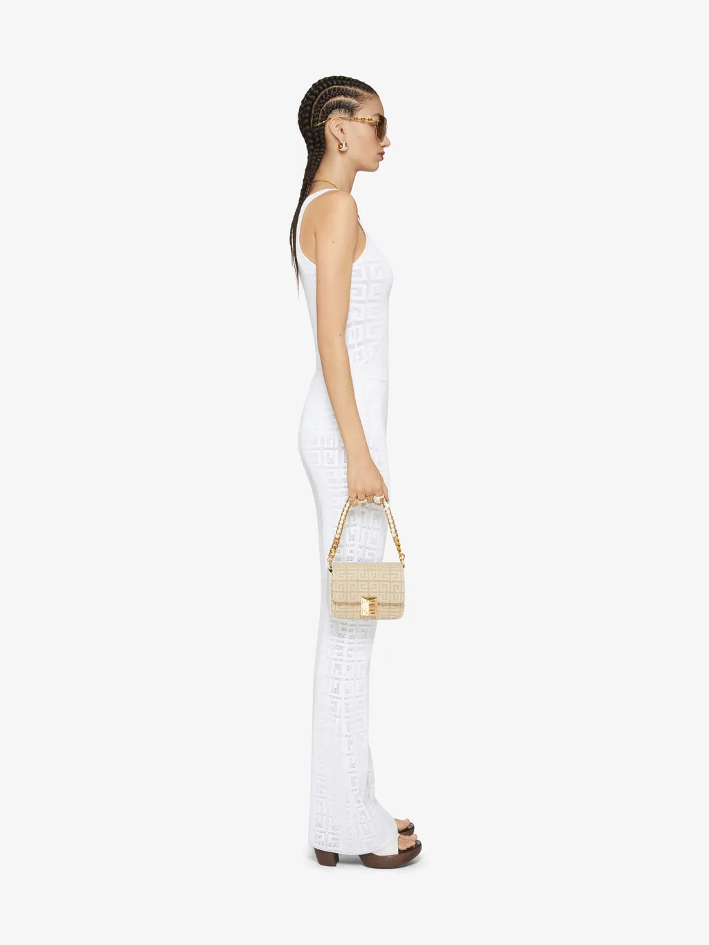 Monogrammed Elastic Waistband Trousers