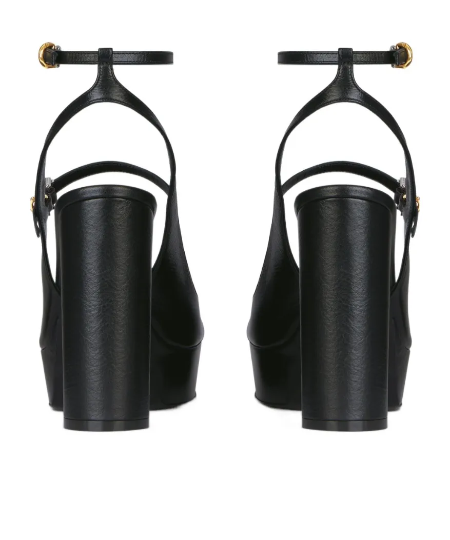 Double Strapped Heeled Sandals