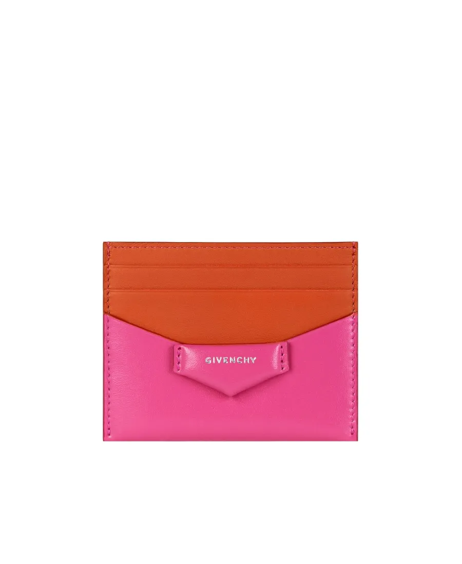 Antigona Card Holder In Box Leather