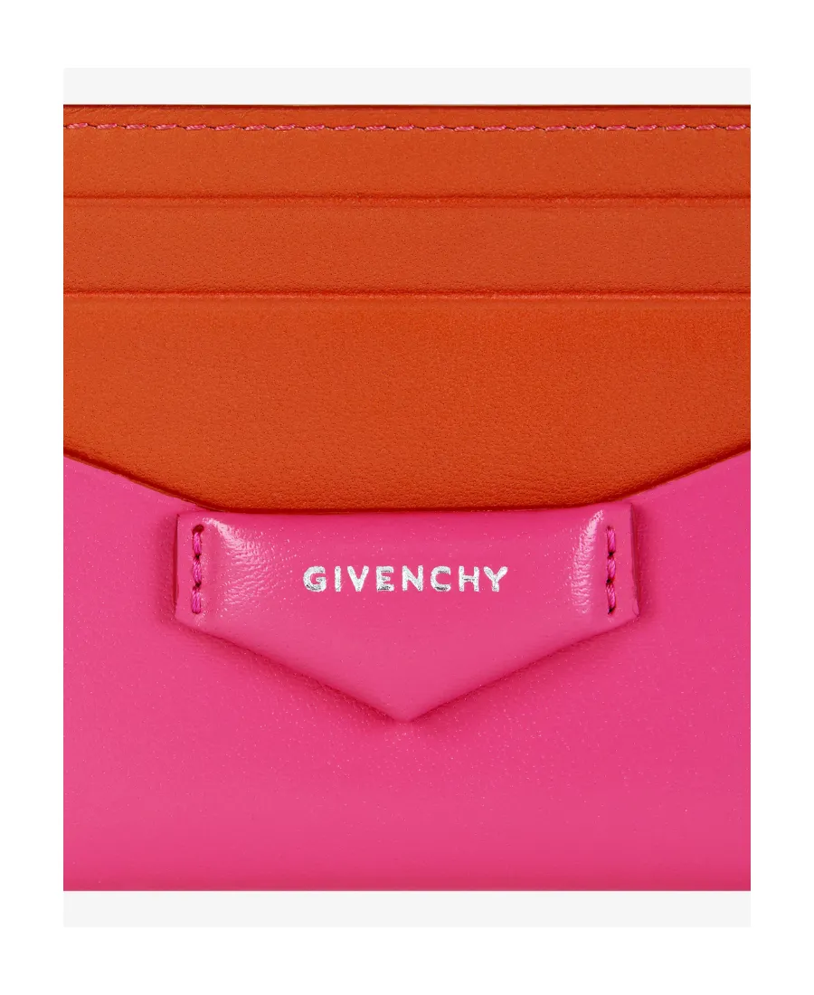 Antigona Card Holder In Box Leather