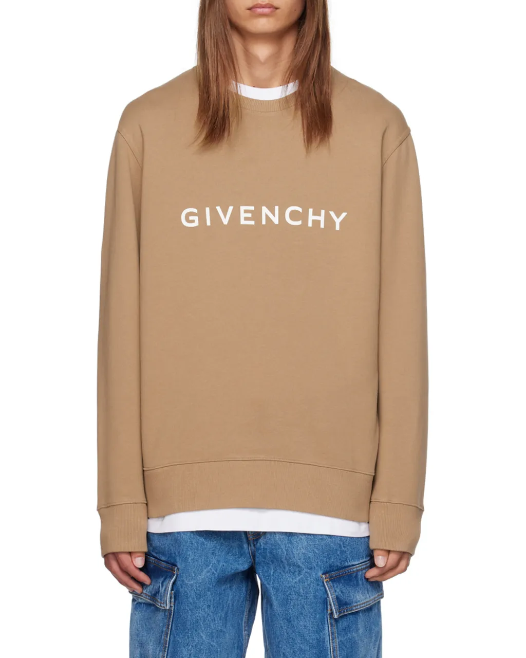 Long-Sleeved Round-Neck Sweater
