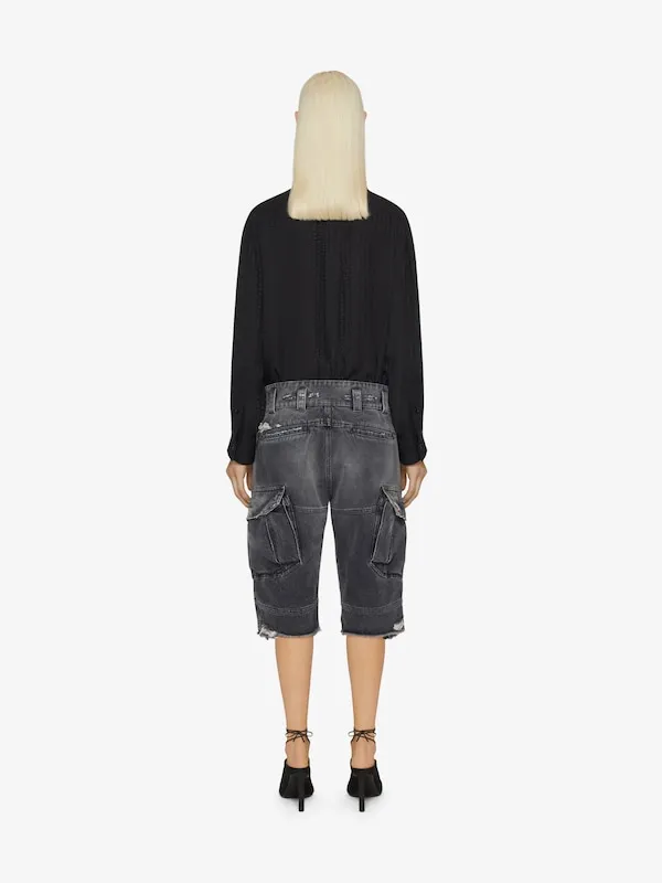 Ruffled Buttoned Shirt