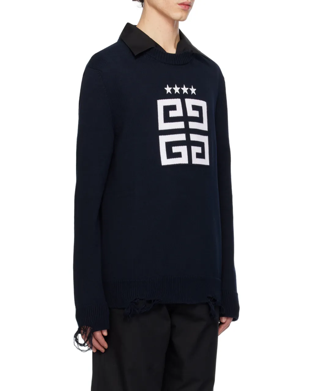 4G Stars Intarsia Knit Jumper