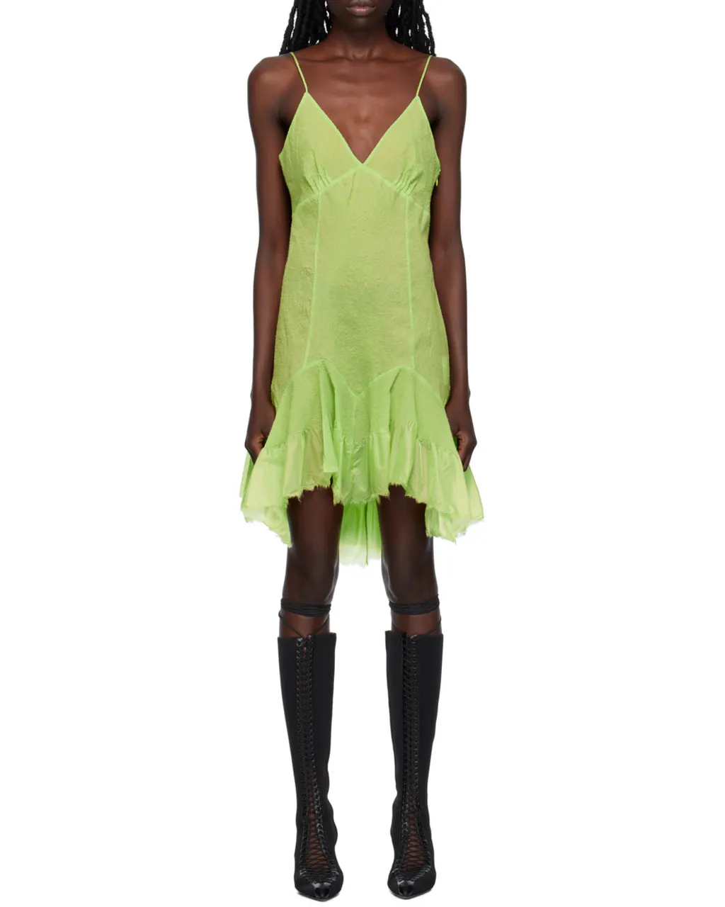 Strapless Dress With Ruffles