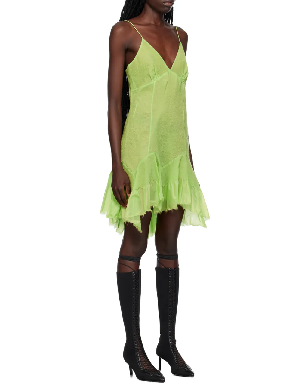 Strapless Dress With Ruffles