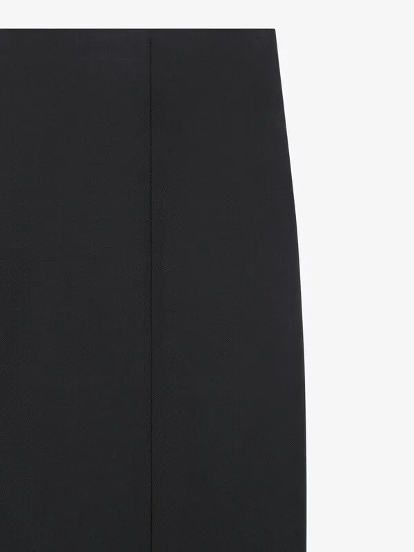 Skirt In Wool And Mohair