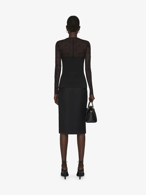 Skirt In Wool And Mohair