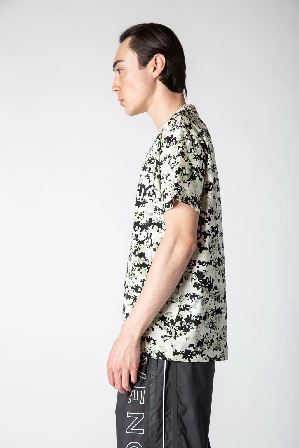 Camouflage Printed Crewneck T-Shirt