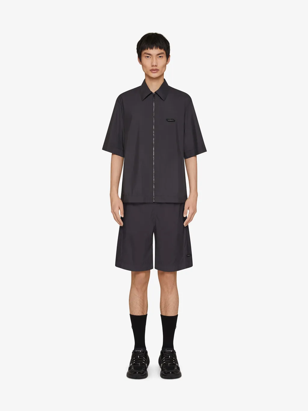 Logo Patch Short-Sleeved Shirt