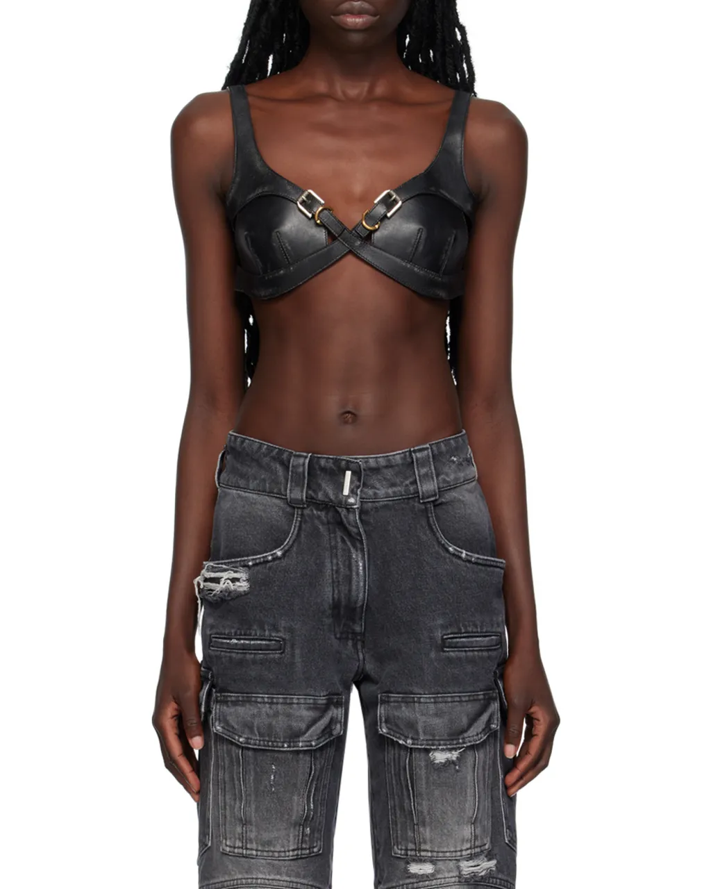 Bra Top With Crossed Effect