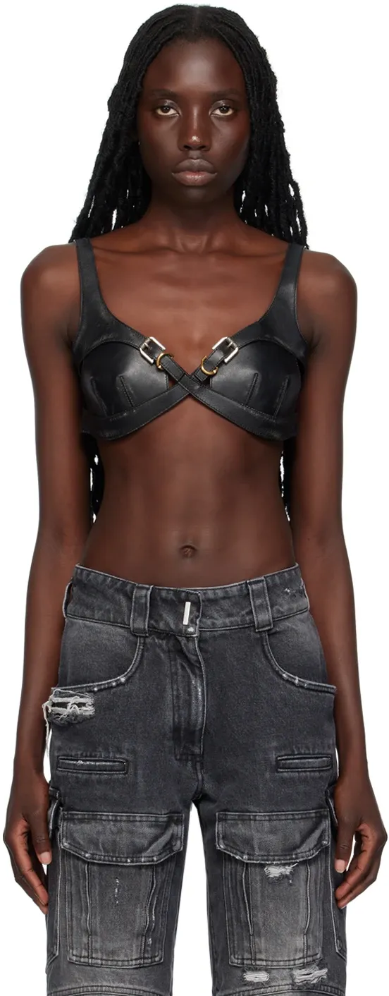 Bra Top With Crossed Effect