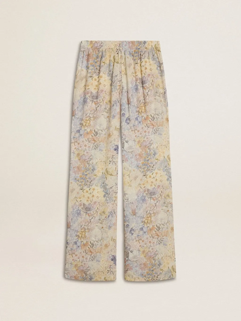 Floral Motif Printed Trousers