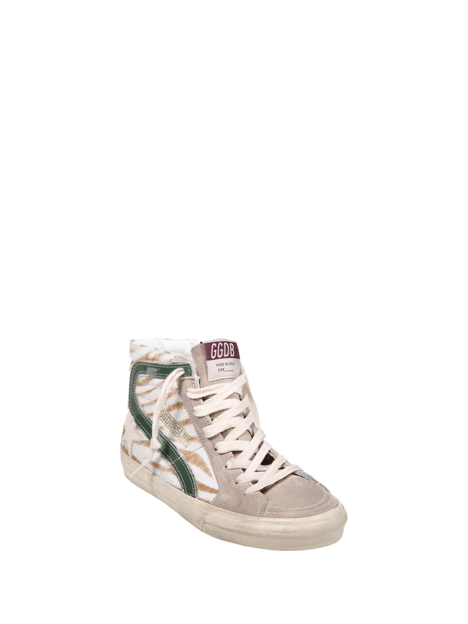 Slide High-Top Lace-Up Sneakers