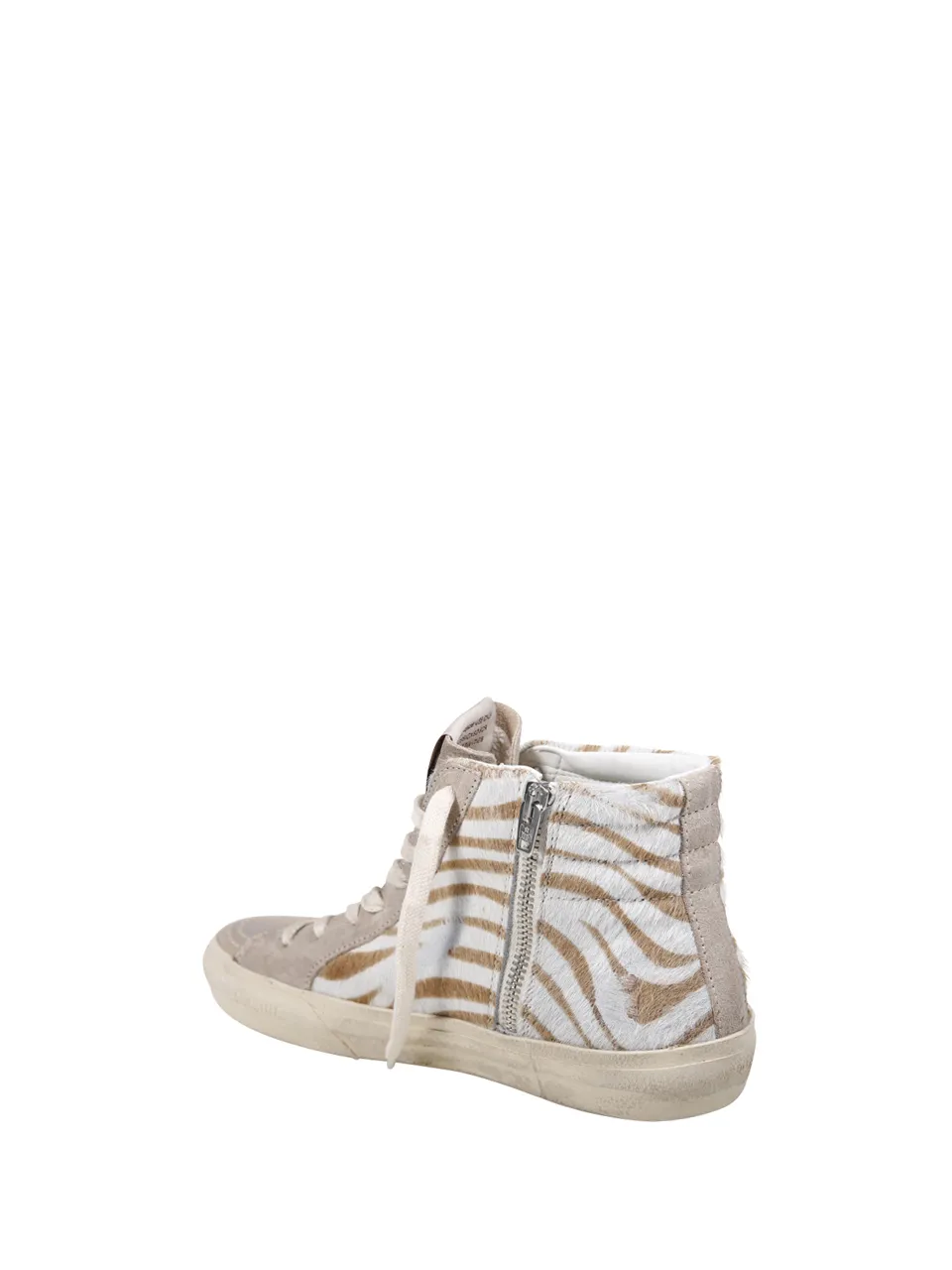 Slide High-Top Lace-Up Sneakers
