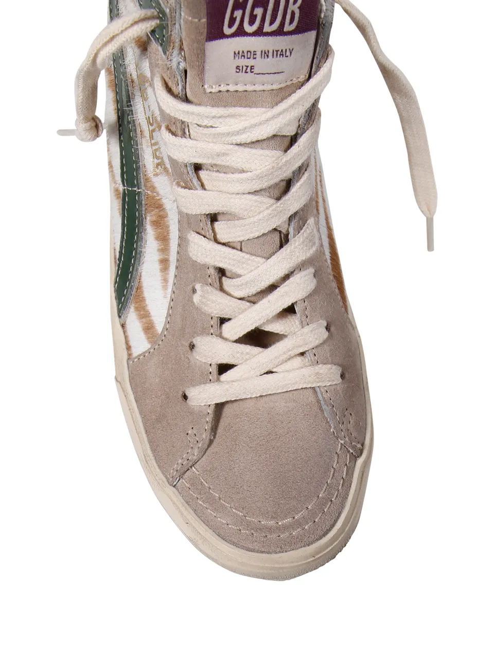 Slide High-Top Lace-Up Sneakers