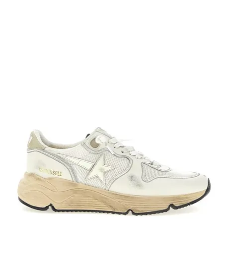 Running Sole Lace-Up Sneakers