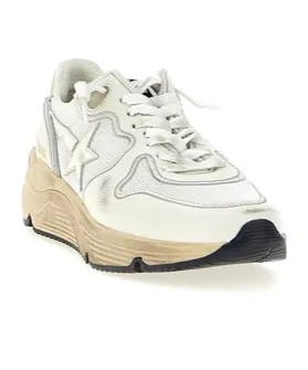 Running Sole Lace-Up Sneakers