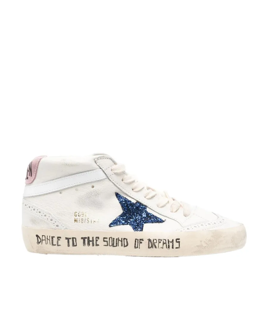 Mid Star Sequin-Embellished Sneakers
