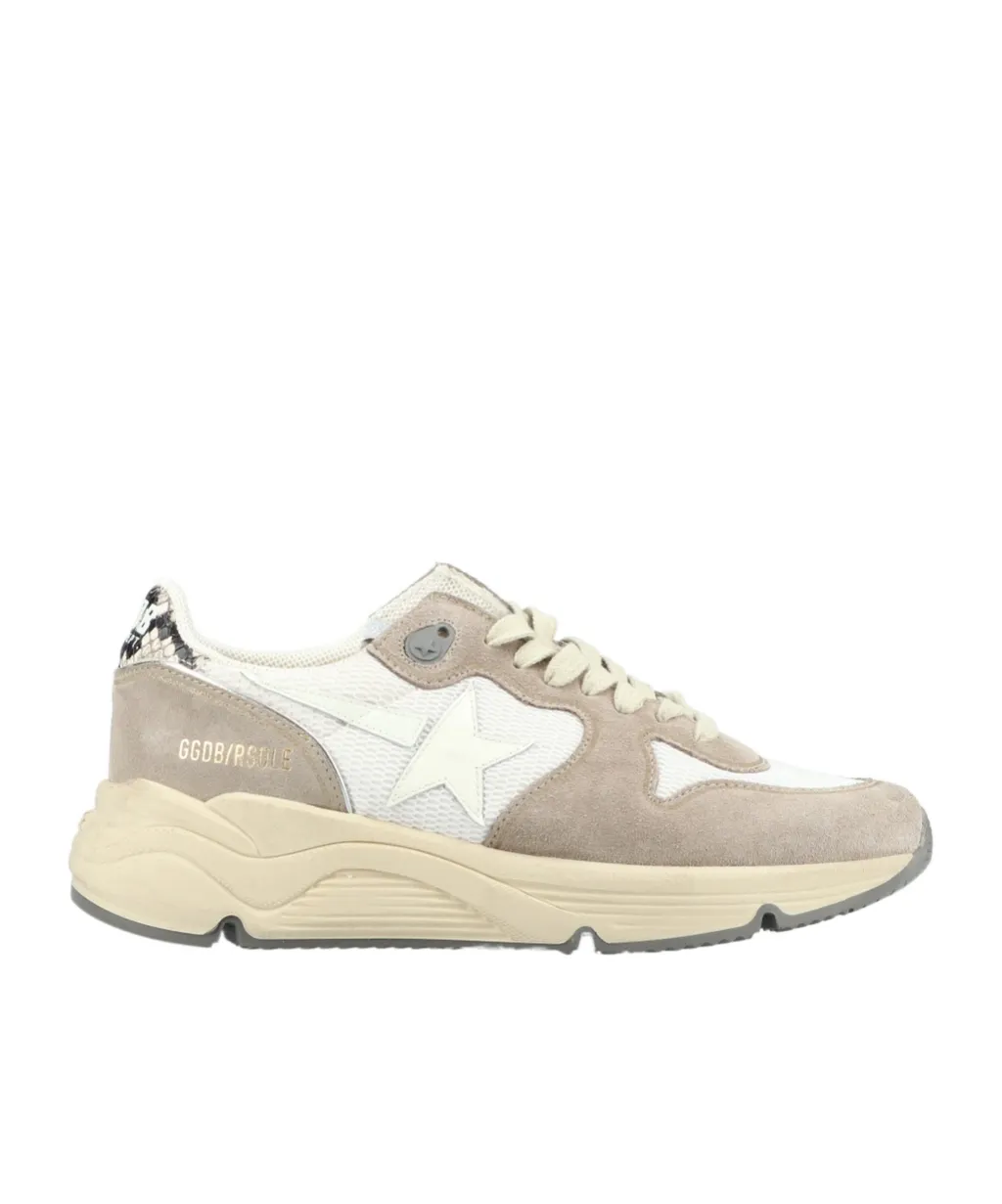 Running-Sole Lace-Up Sneakers