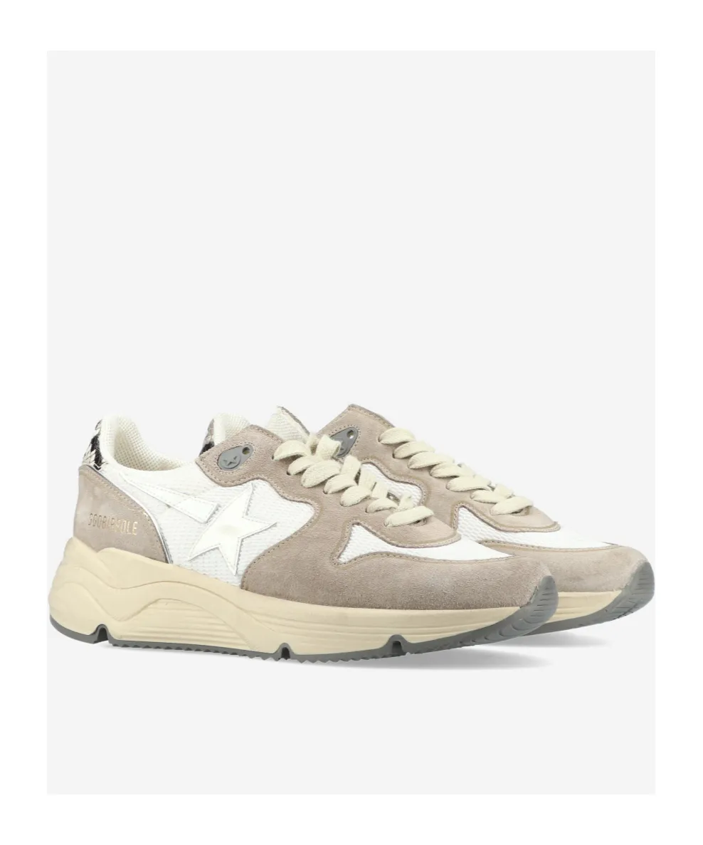 Running-Sole Lace-Up Sneakers