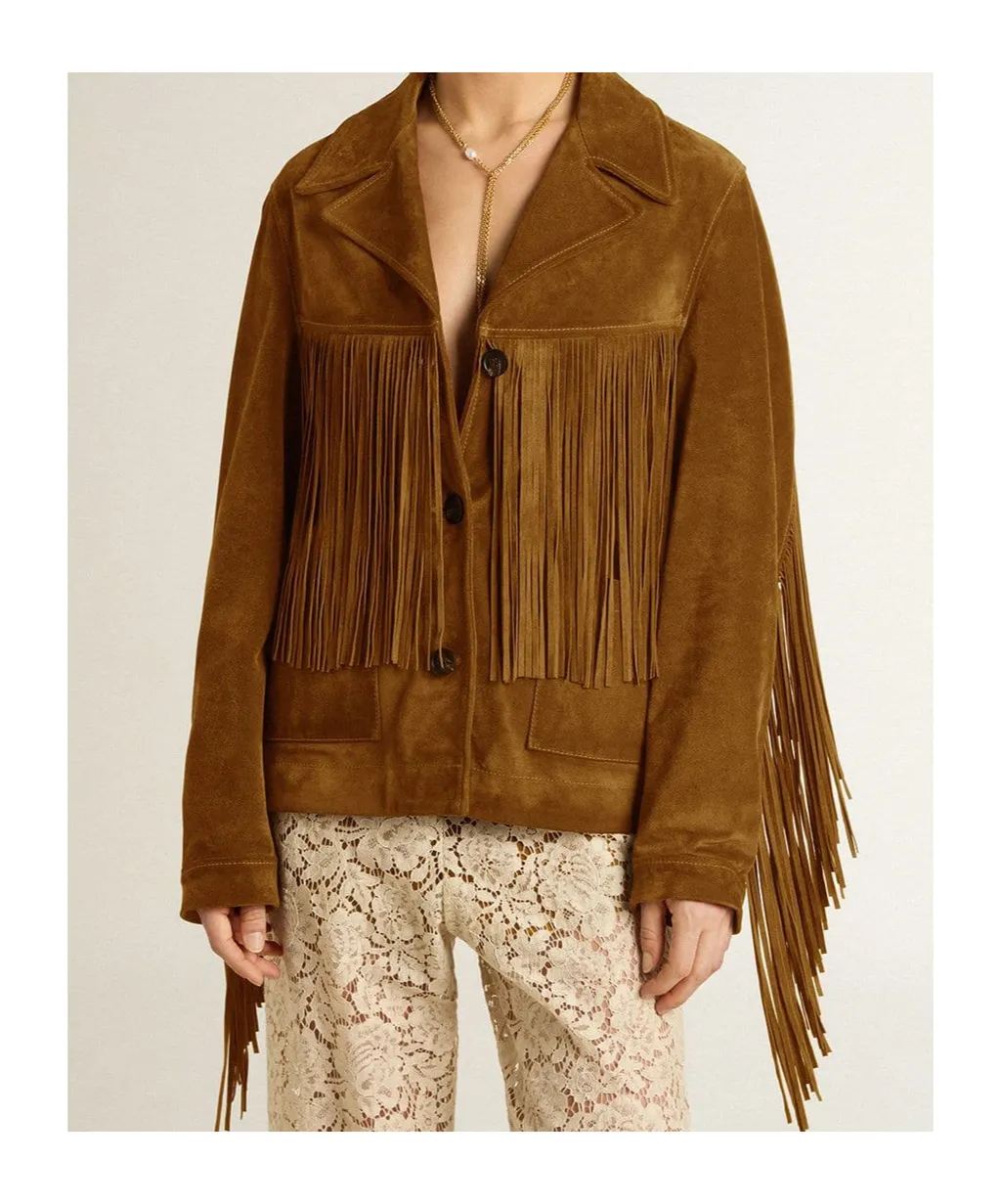 Fringed Buttoned Jacket