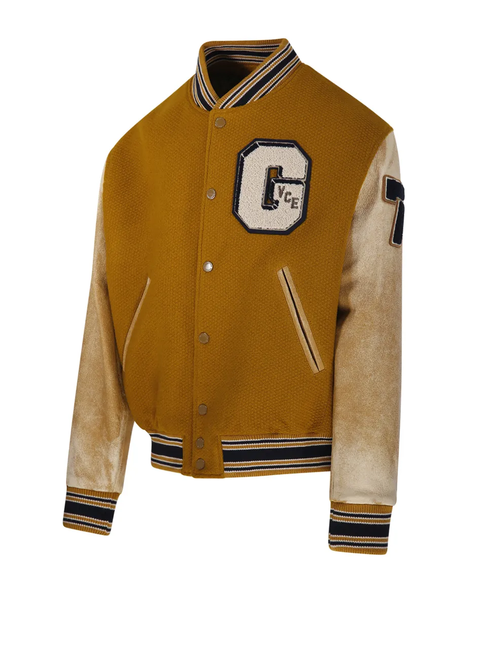 Logo Patch Bomber Jacket