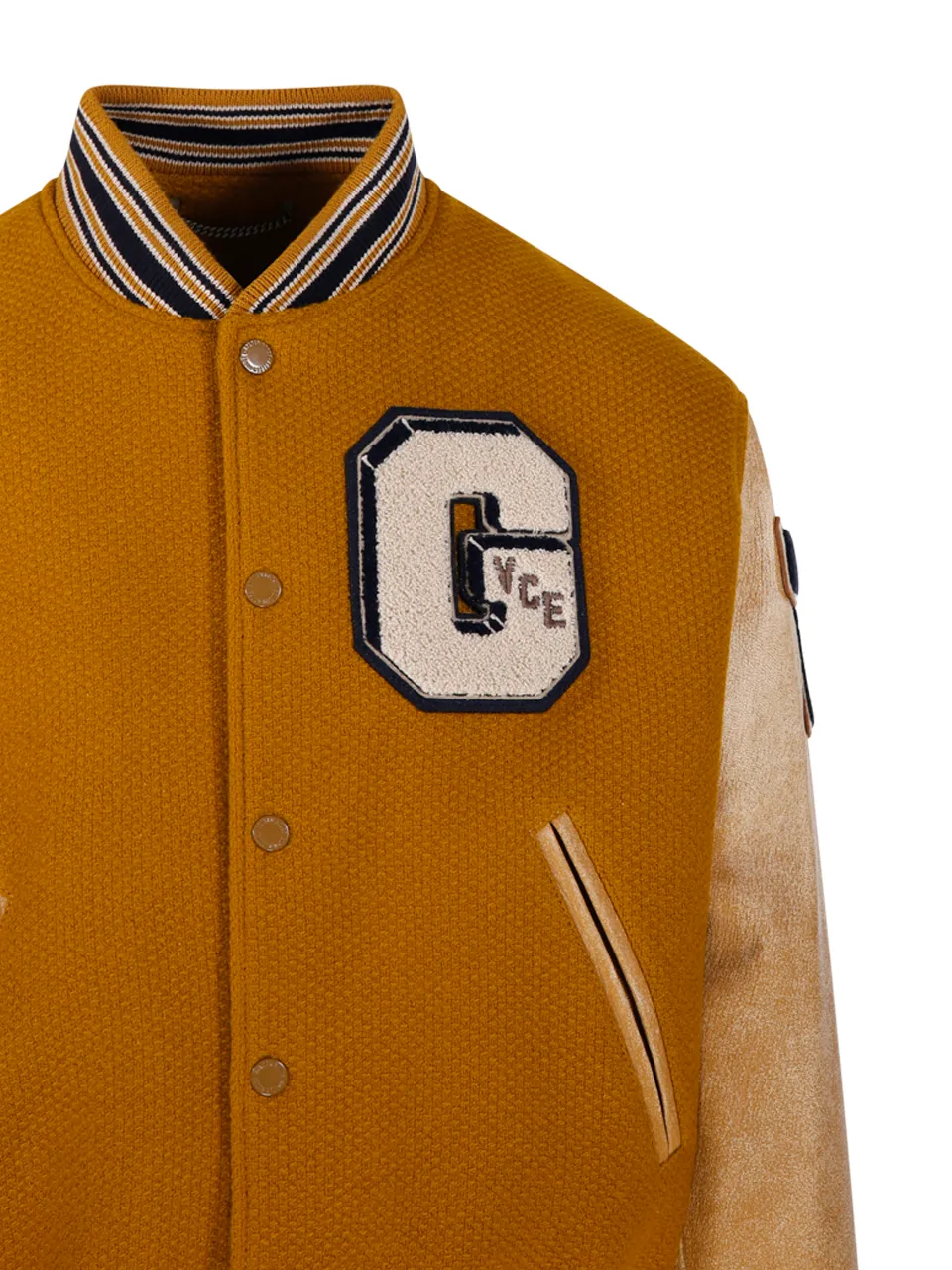 Logo Patch Bomber Jacket