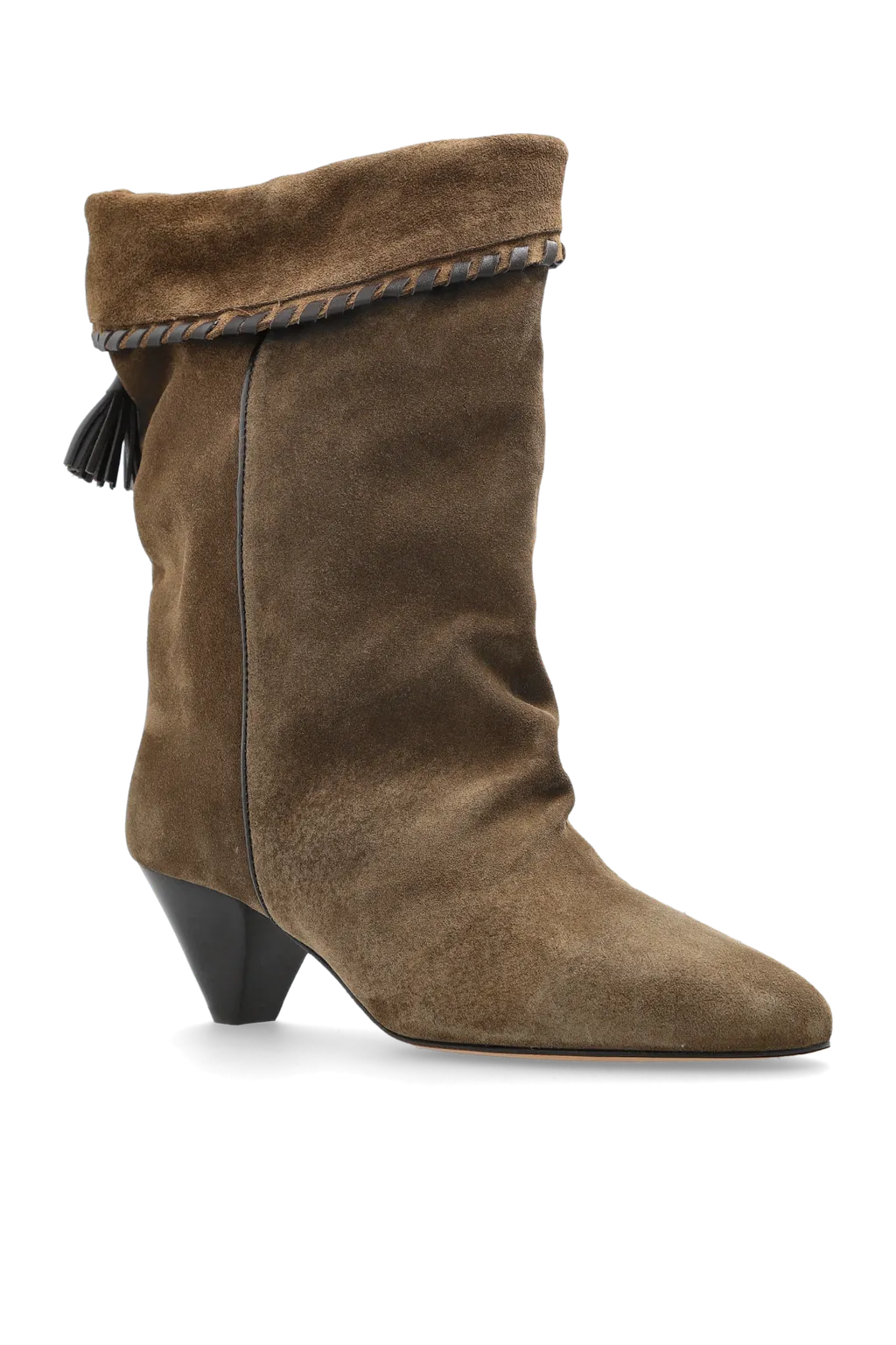 Pleated Ankle Boots