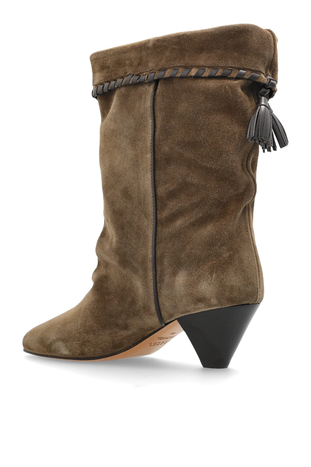 Pleated Ankle Boots