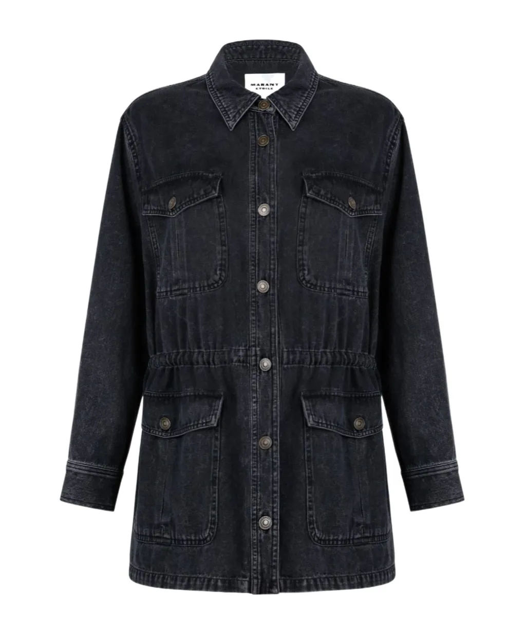 Buttoned Denim Jacket