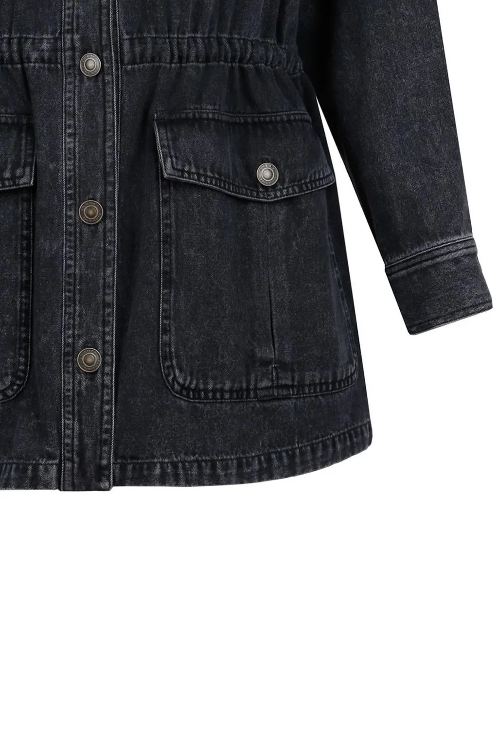 Buttoned Denim Jacket