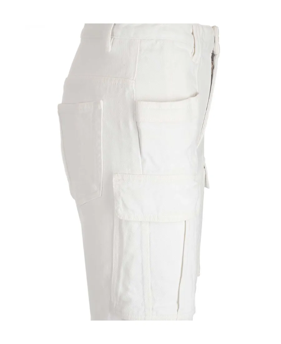 Cargo Pocket Straight-Leg Jeans