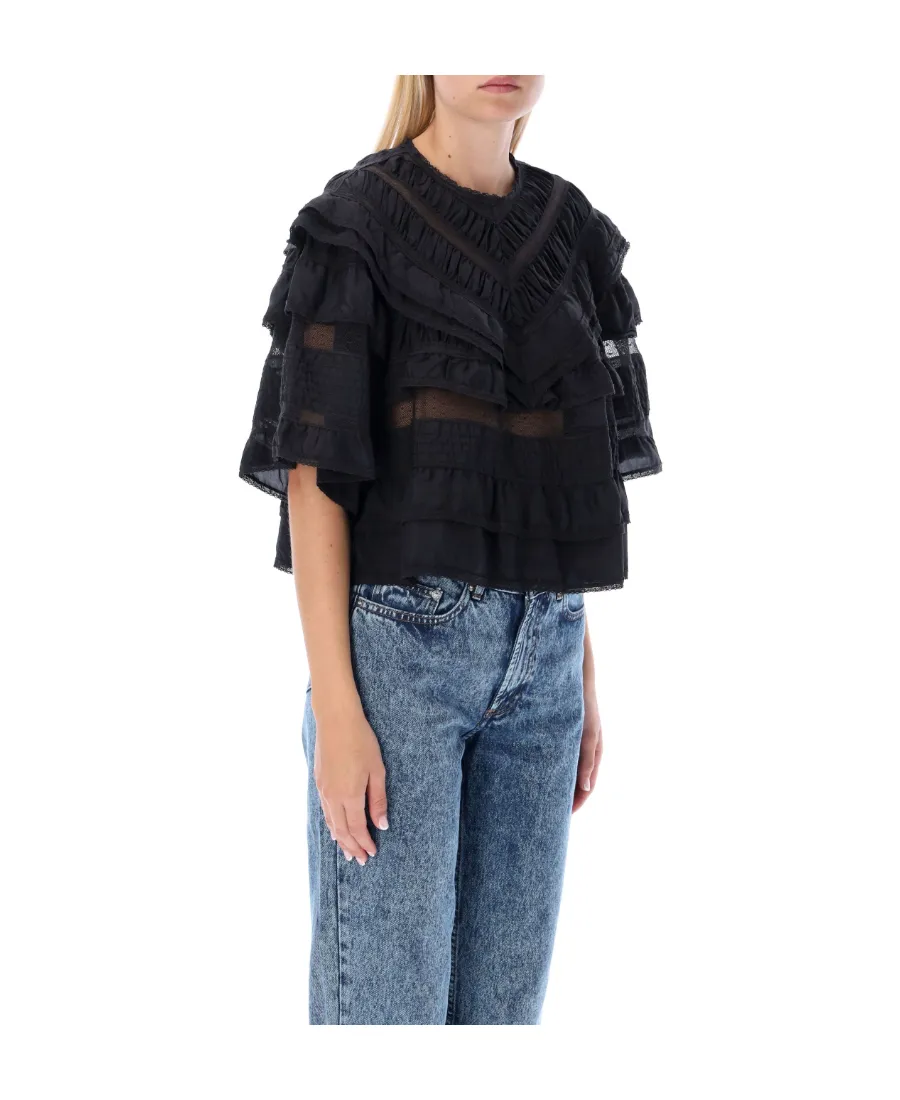 Cielo Tiered Cropped Top