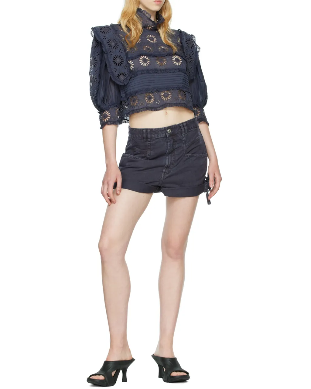 Turn-Up Hem Shorts