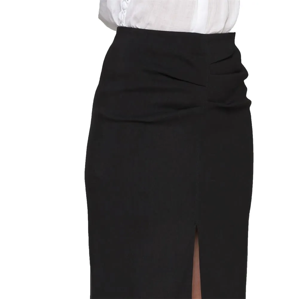 Box Pleated Pencil Skirt