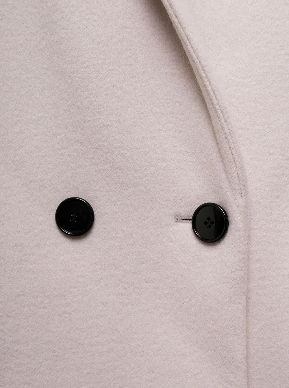 Double-Breasted Long-Sleeved Coat