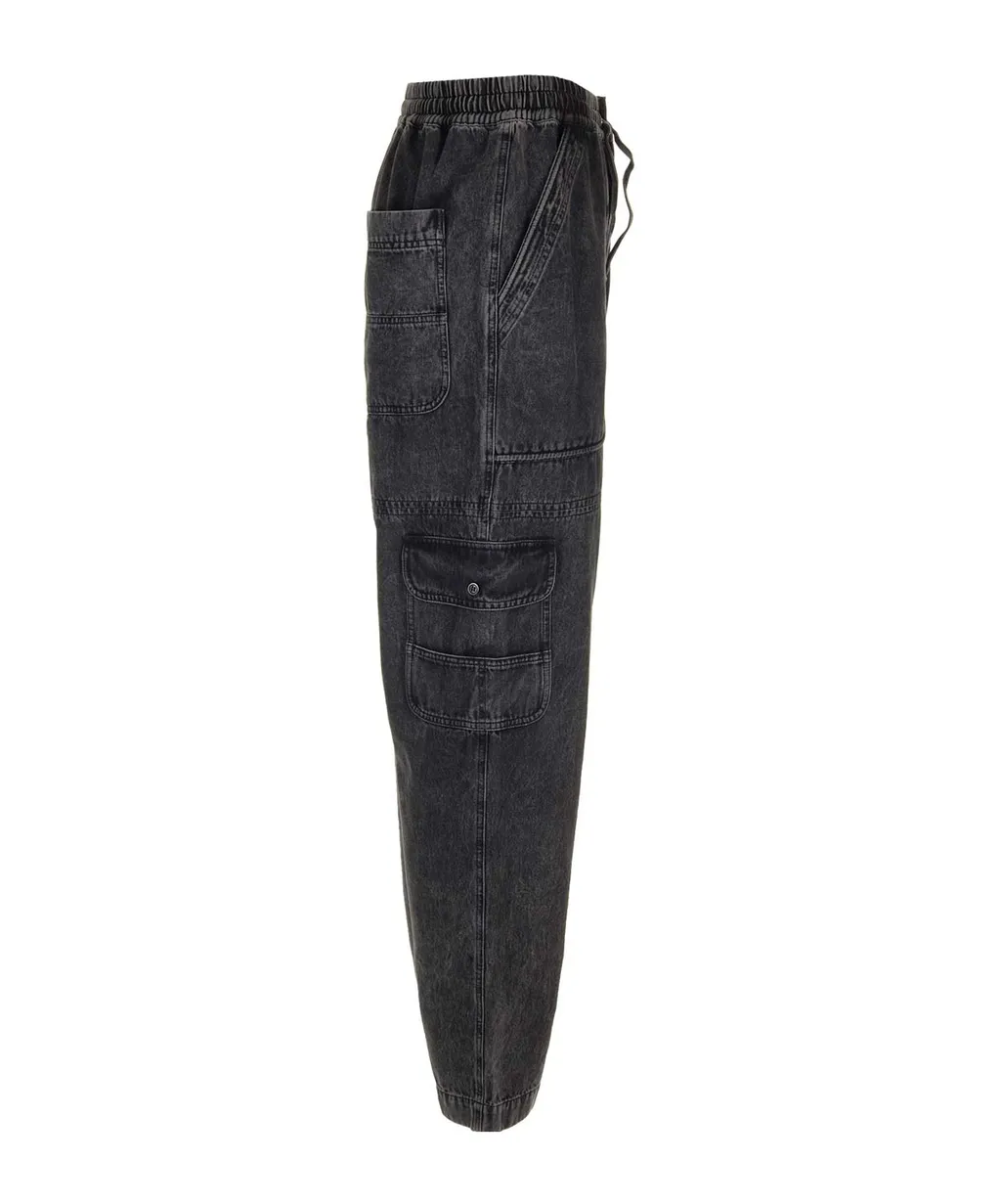 Drawstring Track Jeans