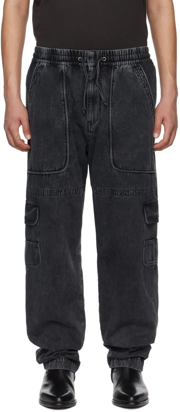 Drawstring Track Jeans