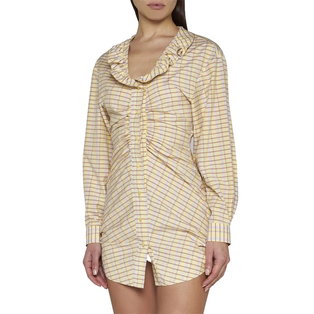 Striped Long-Sleeved Dress
