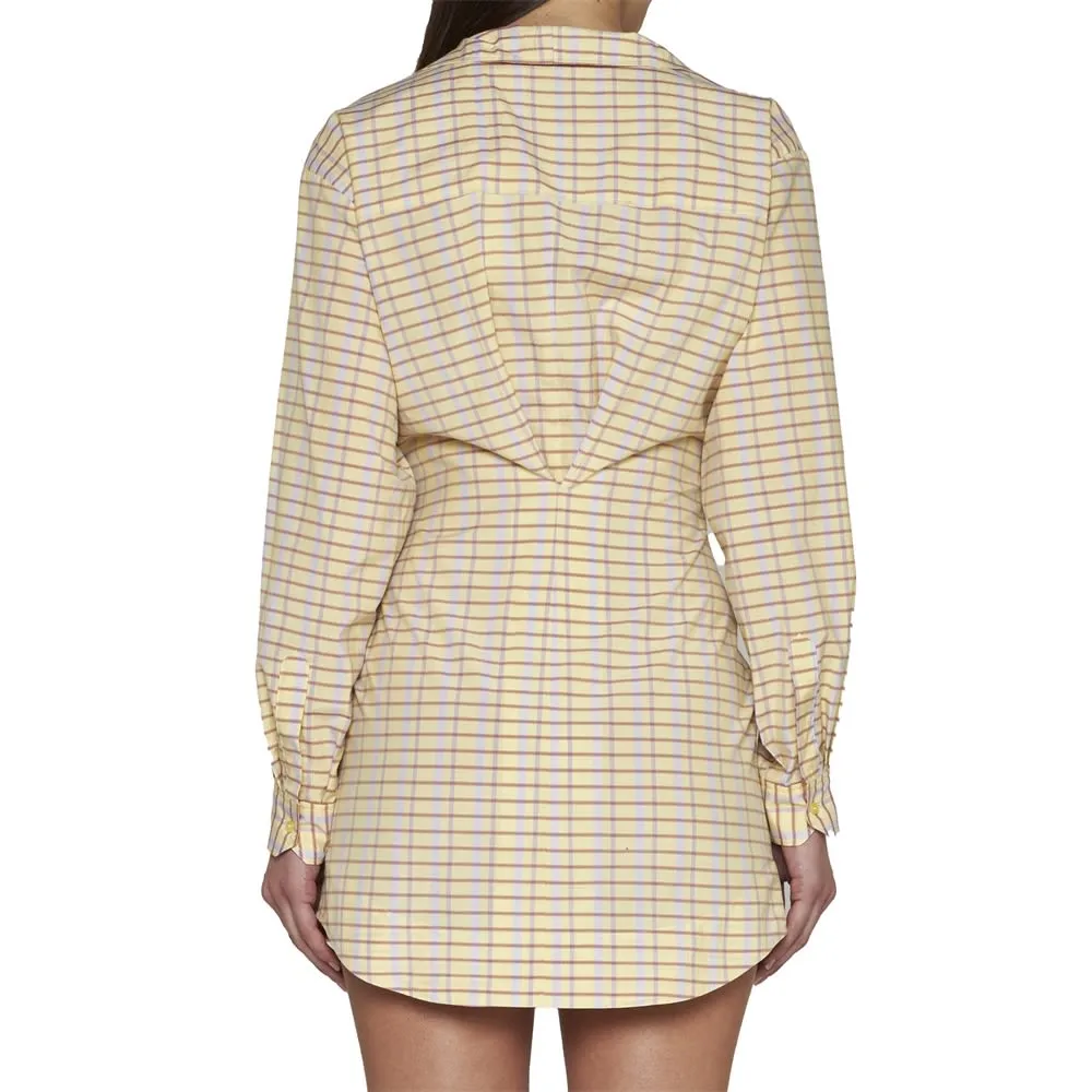 Striped Long-Sleeved Dress