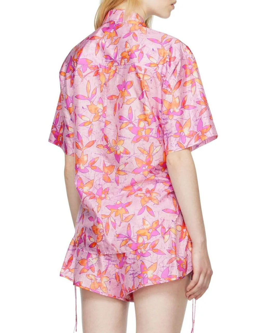 Floral-Print Short-Sleeve Shirt