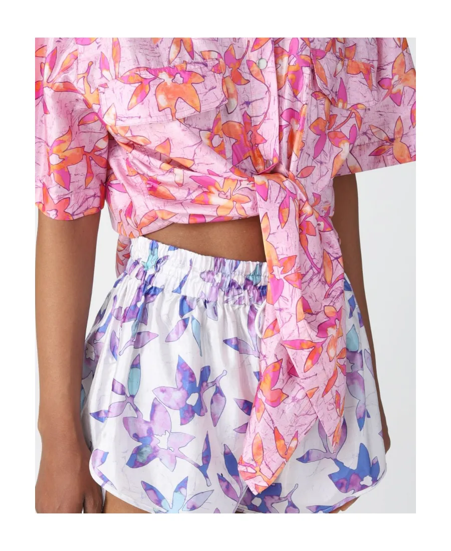 Floral-Print Short-Sleeve Shirt