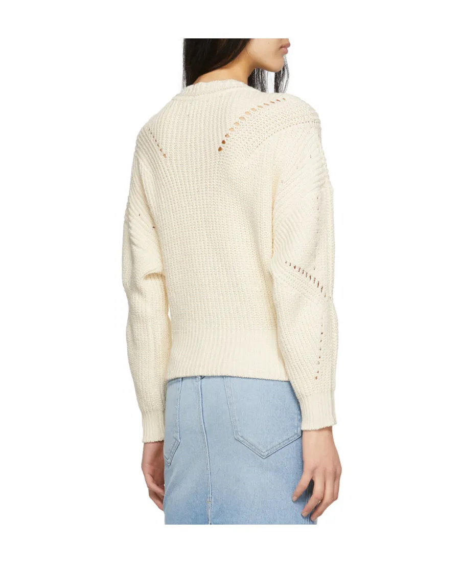 Lace-Up Ribbed-Knit Jumper