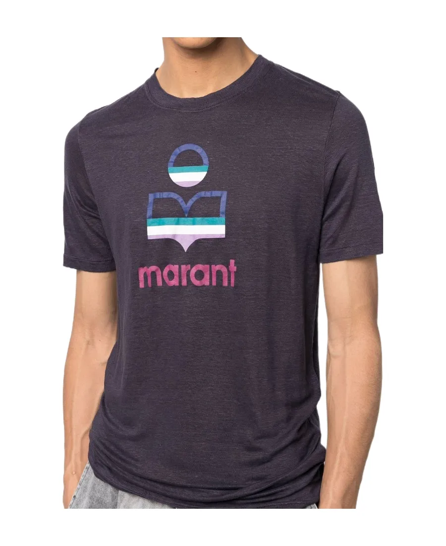 Logo Round Collar Short-Sleeved T-Shirt