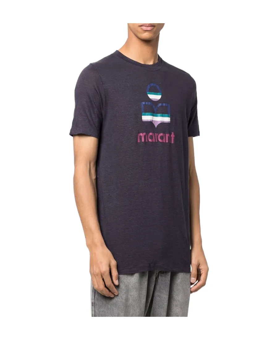 Logo Round Collar Short-Sleeved T-Shirt