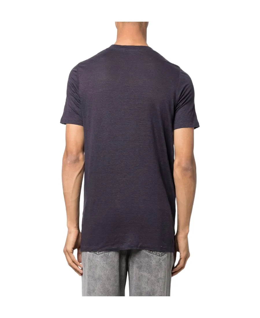 Logo Round Collar Short-Sleeved T-Shirt