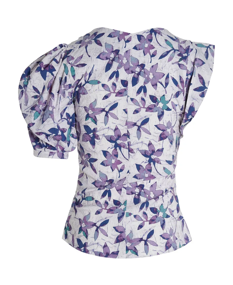 Medinea Allover Printed Blouse