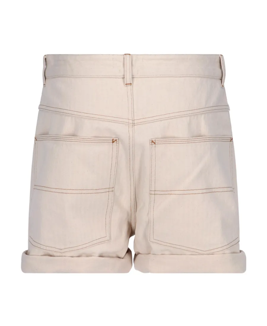 Button Detailed Shorts