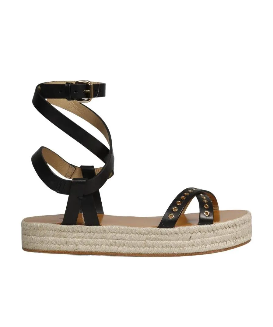 Logo Flat Sandals