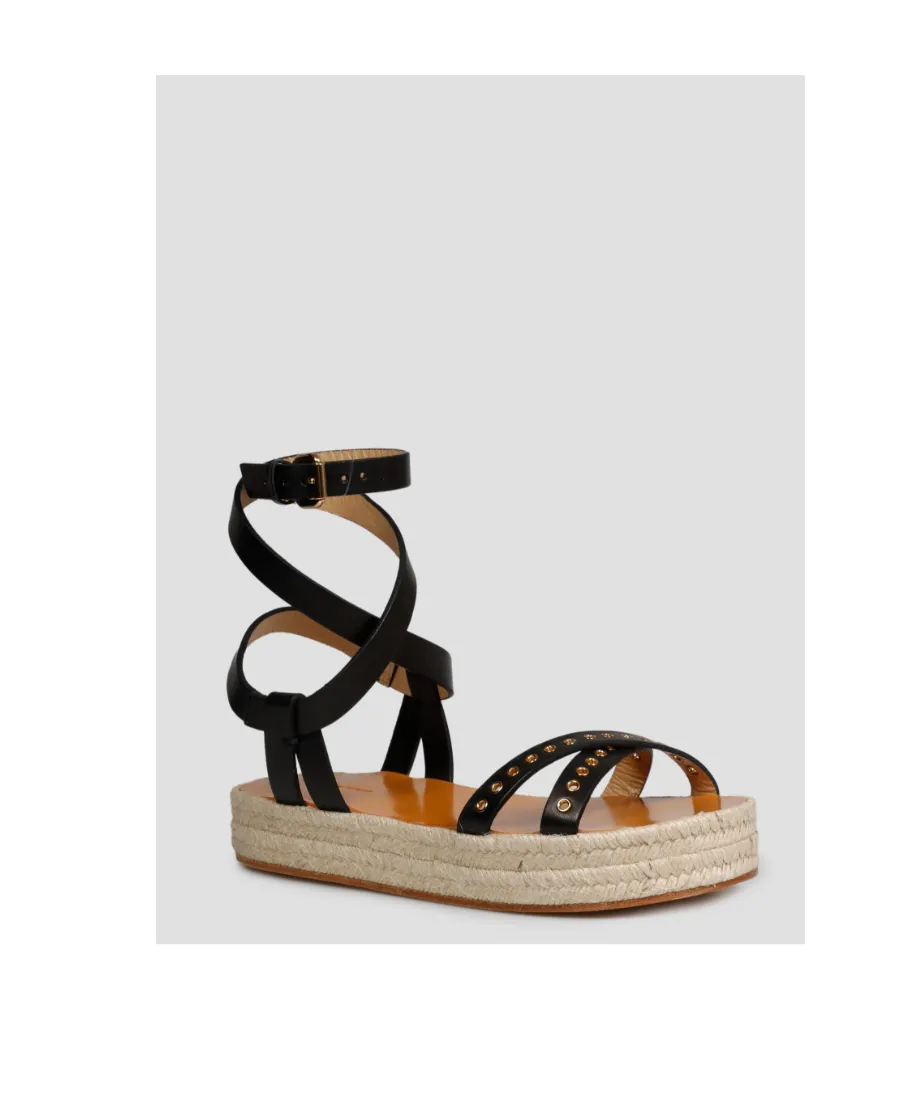 Logo Flat Sandals